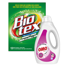 Omo of Biotex wasmiddel